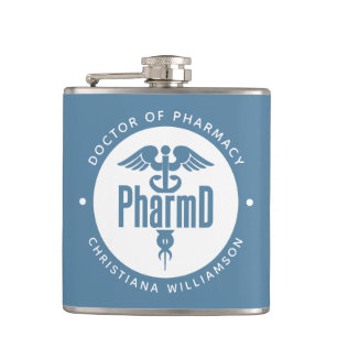 Petaca Pharm Médica de Farmacia Graduado Farmacéutico Far