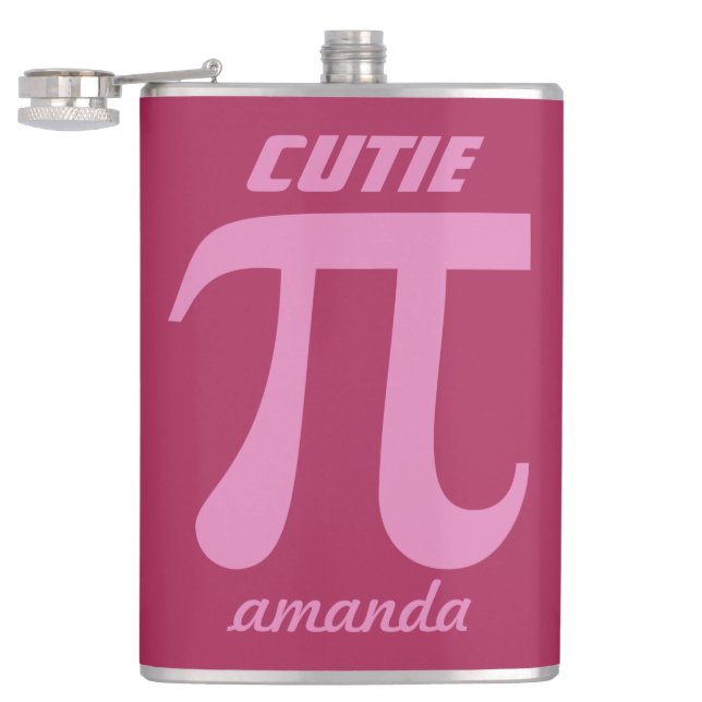 Petaca Pi / Cutie Pie personalizado monocasco (Abierto)