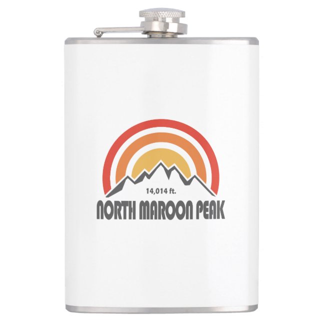 Petaca Pico de maroon del norte (Anverso)