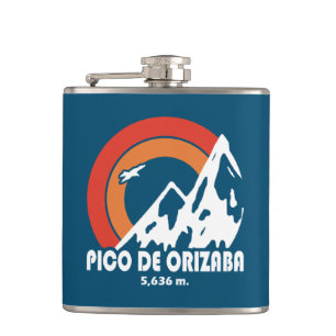 Petaca Pico de Orizaba México Águila Sol