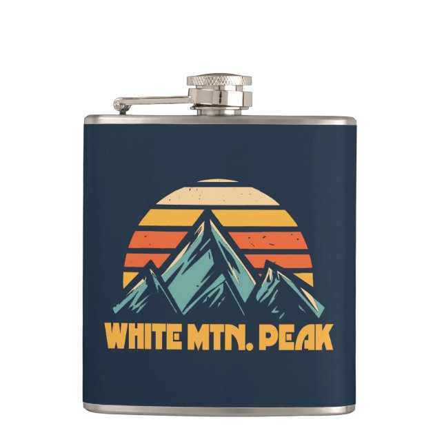 Petaca Pico White Mountain California Retro Turquesa (Anverso)