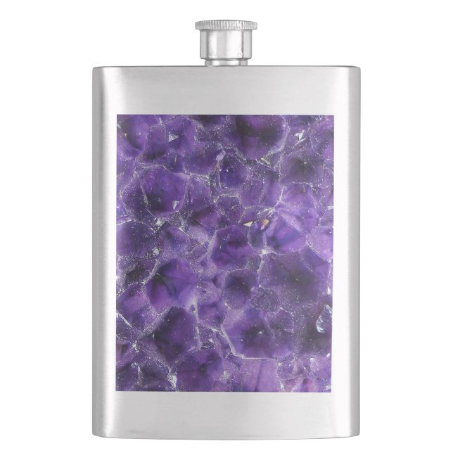 Petaca Picos de Amethyst en Caída (Anverso)