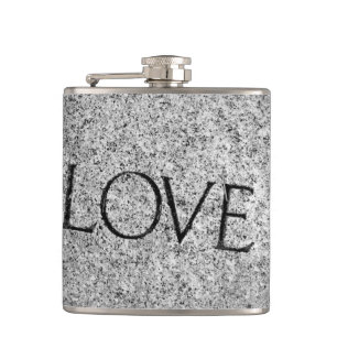 Petaca Piedra tallada en "Amor"
