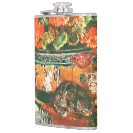 Petaca Pierre-Auguste Renoir Geraniums And Cats