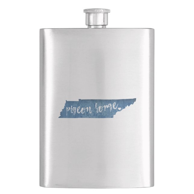 Petaca Pigeon Forge Tennessee Grain (Anverso)