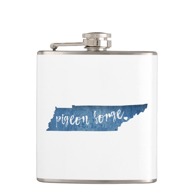 Petaca Pigeon Forge Tennessee Grain (Anverso)