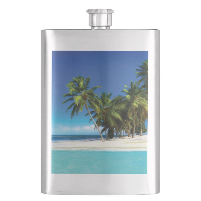 Petaca Pilar de tiro de playa exótica (Anverso)