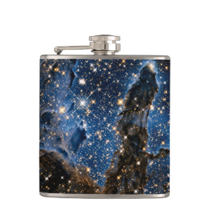 Petaca Pilares De Creación Nebulosa Del Águila Infrarrojo