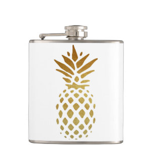Petaca Piña de oro, fruta en oro