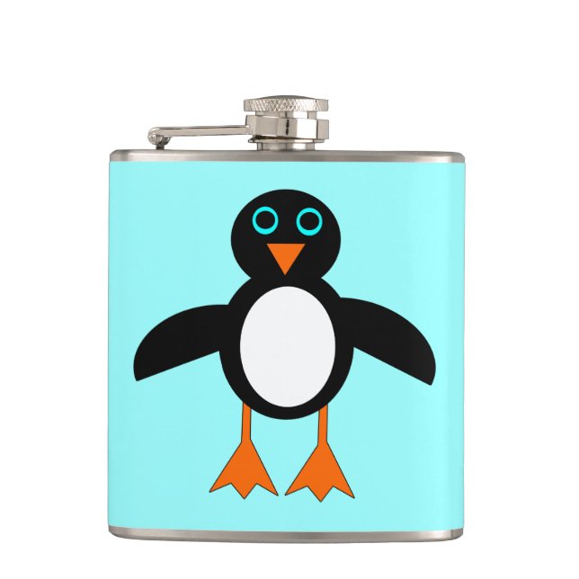 Petaca Pingüino Flask de navidades (Anverso)
