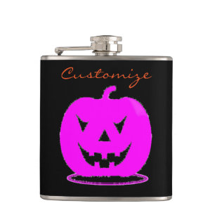 Petaca Pink Jack o'lantern Halloween Thunder_Cove