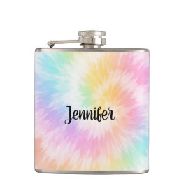 Petaca Pink Pastel Tie Dye Girly Chic                    