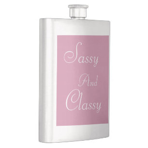 Petaca Pink Sassy and Classy> Matraz de cadera para mujer