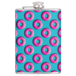 Petaca Pinky Donut con rociadores coloridos + tus ideas