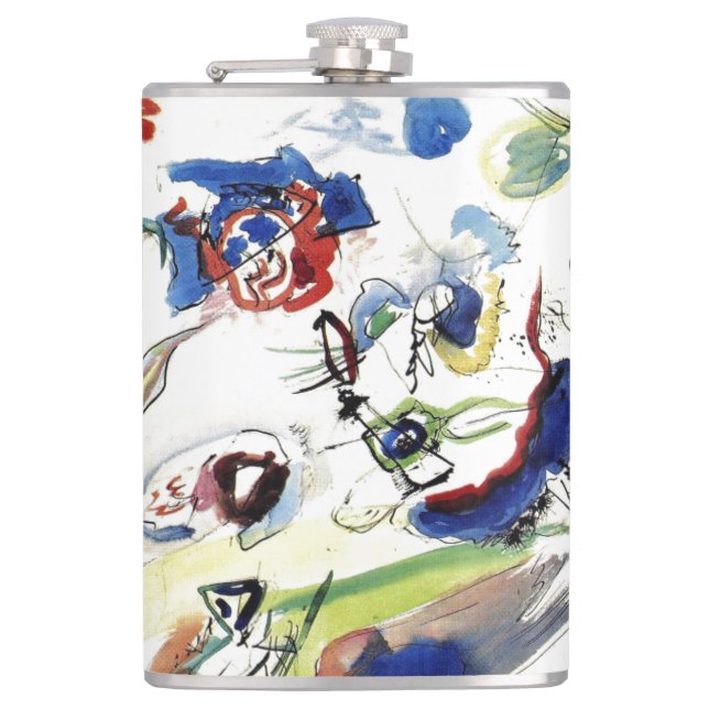 Petaca Pintura abstracta de Kandinsky (Anverso)
