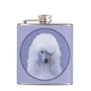 Petaca Pintura blanca de canapé estándar - Arte de perro 