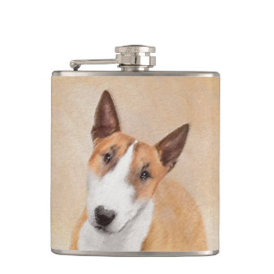 Petaca Pintura Miniatura de Bull Terrier - Cute Original 