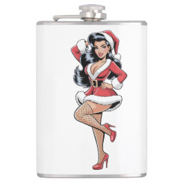 Petaca Pinup Santa Babe