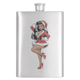 Petaca Pinup Santa Babe
