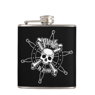 Petaca Pirate Flask - Steel