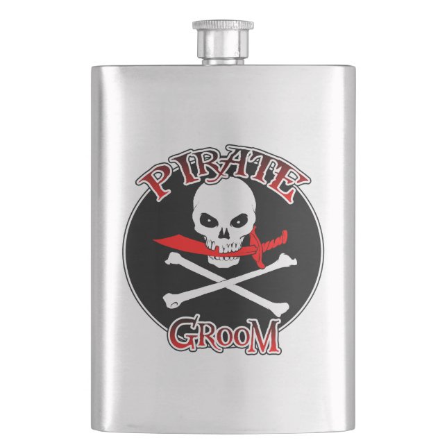 Petaca Pirate Groom Flask (Anverso)