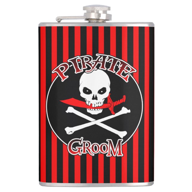 Petaca Pirate Groom Flask (Anverso)