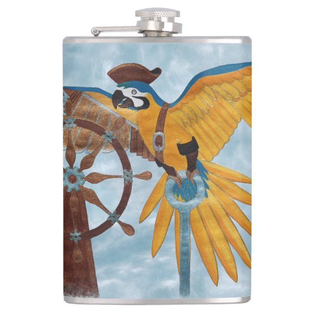 Petaca Pirate Parrot (Anverso)