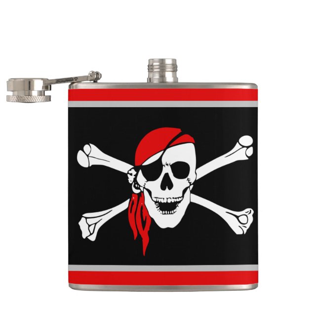 Petaca Pirate Skull (Abierto)