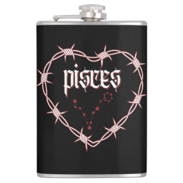 Petaca Pisces Constellation Gótico Dark Edgy Celestial