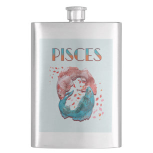 Petaca Piscis Pez Zodíaco Horóscopo Signo de Astrología d