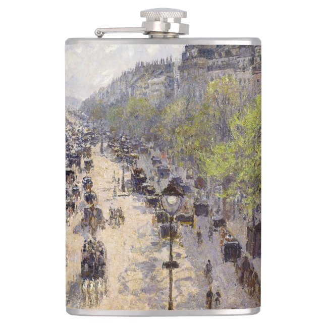 Petaca Pissarro - Boulevard Montmartre, primavera (Anverso)