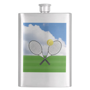 Petaca Pista de tenis y carritos de TENIS