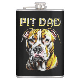 Petaca Pit Bull Mamá | Personalizado para Amantes de Perr