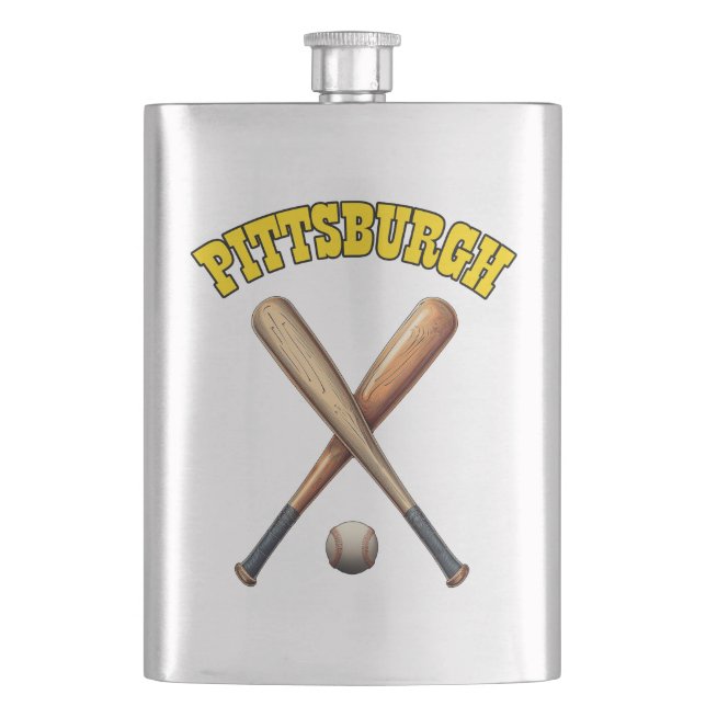Petaca Pittsburgh Baseball (Anverso)