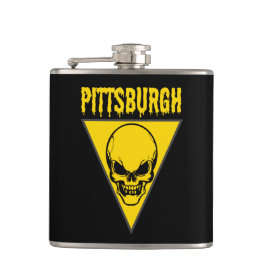 Petaca Pittsburgh Skull