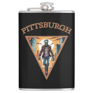 Petaca Pittsburgh Zombie