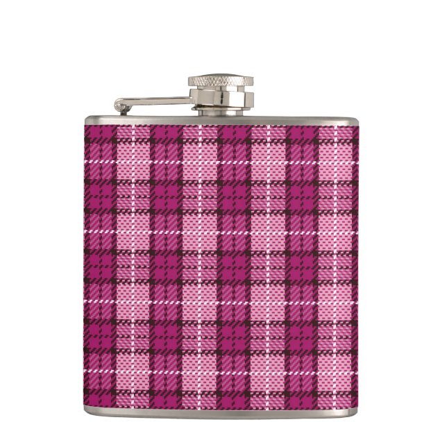 Petaca Pixel Plaid_Magenta-Black (Anverso)