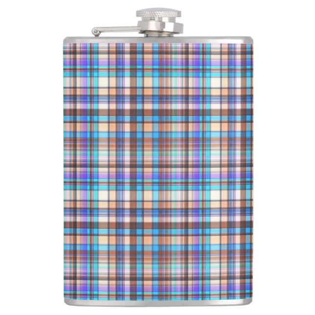 Petaca Plaid Fabric Checkered Print Pattern-57688 (Anverso)