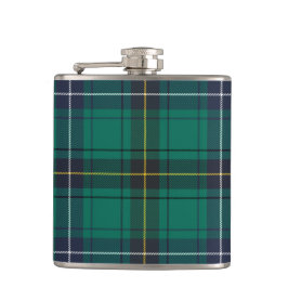 Petaca Plaid Scottish Clan Henderson Green Black Check
