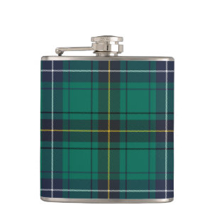 Petaca Plaid Scottish Clan Henderson Green Black Check