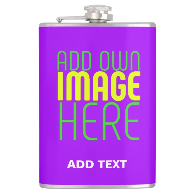 PETACA PLANTILLA DE TEXTO DE IMAGEN SIMPLE VIOLETA EDITAB (Anverso)