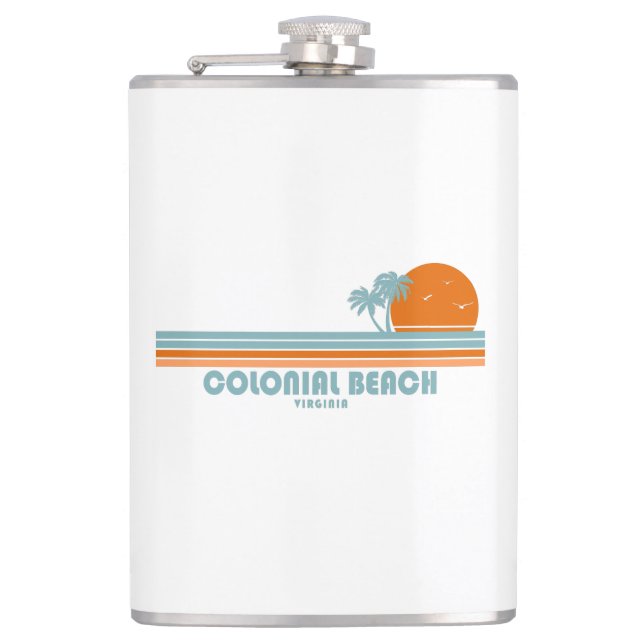 Petaca Playa Colonial Virginia Sun Palm Trees (Anverso)