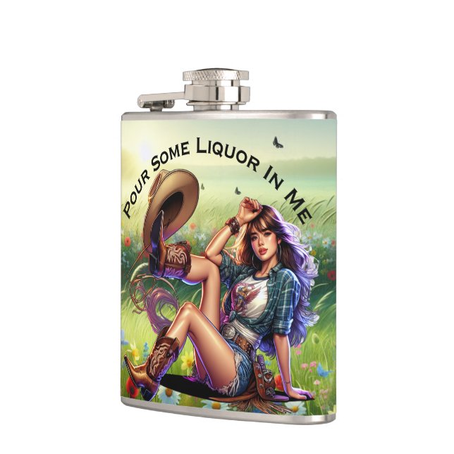 Petaca Playas De La Vaquera Del País Liquor Vinyl Envuelt (Izquierda)