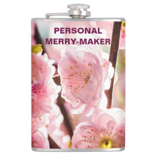 Petaca Pluma de flores - Paradismo rosa