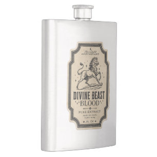 Petaca Poción de Botica de Bruja Vintage