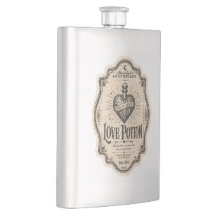 Petaca Poción de Botica de Bruja Vintage