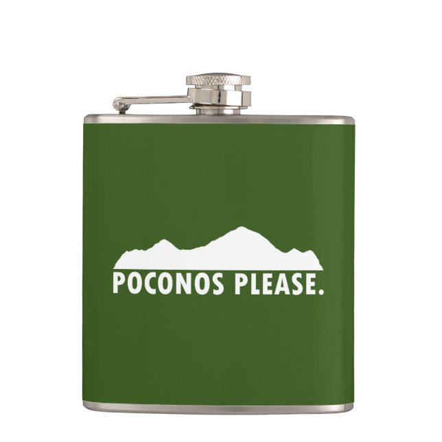 Petaca Poconos por favor (Anverso)