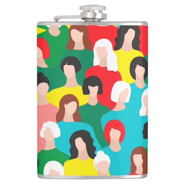 Petaca Poder femenino (Anverso)