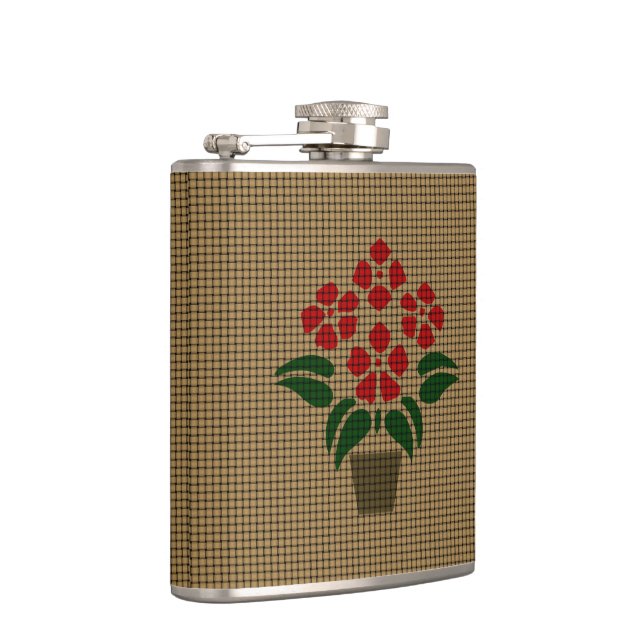 Petaca Poinsettia tejida (Derecha)