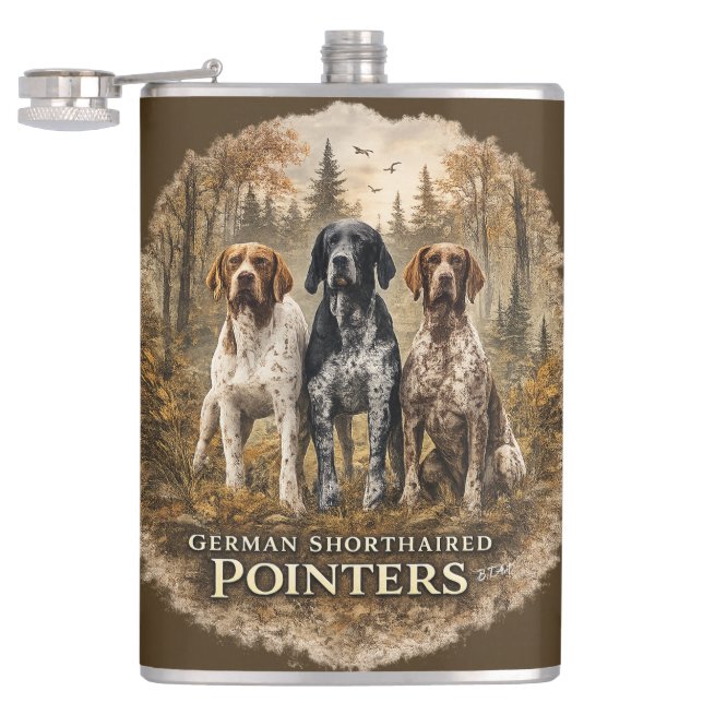 Petaca Pointer Alemán de Pelo Corto  (Abierto)